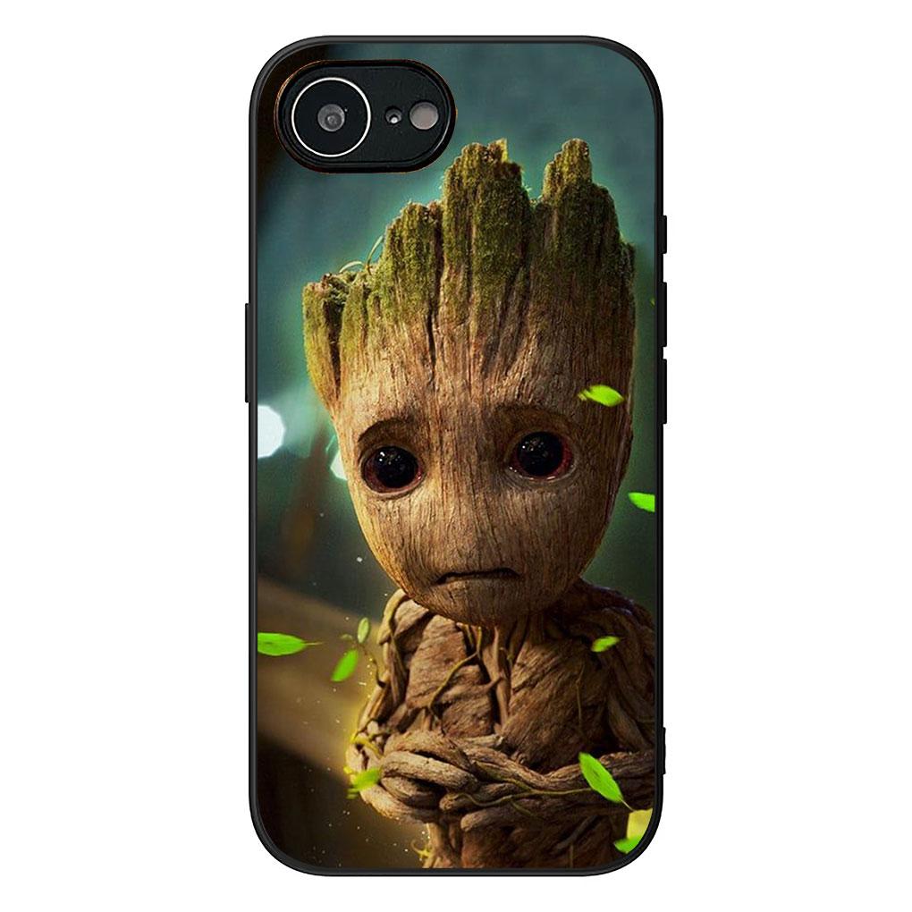 Galaksinin Koruyucuları Bebek Marvel Groot Samsung Galaxy S25 S24 S23 FE Plus Ultra S7 Kenar A16 A15 5G s25+ için Telefon Kılıfı