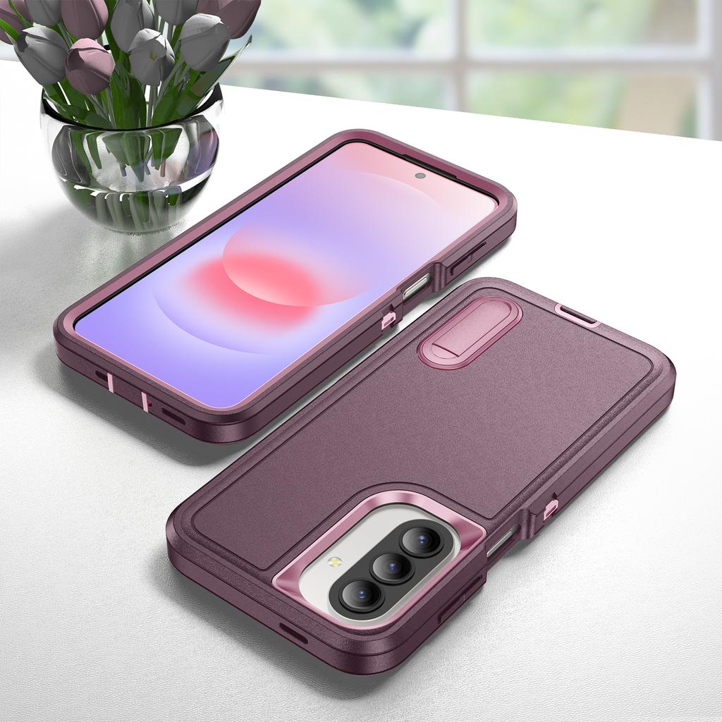 Anti-Shock Stand Phone Case for Samsung Galaxy S26 Ultra S25 FE S24 S23 S22 S21 Plus A27 A17 A37 A56 A36 A26 A16 A06 5G Cover