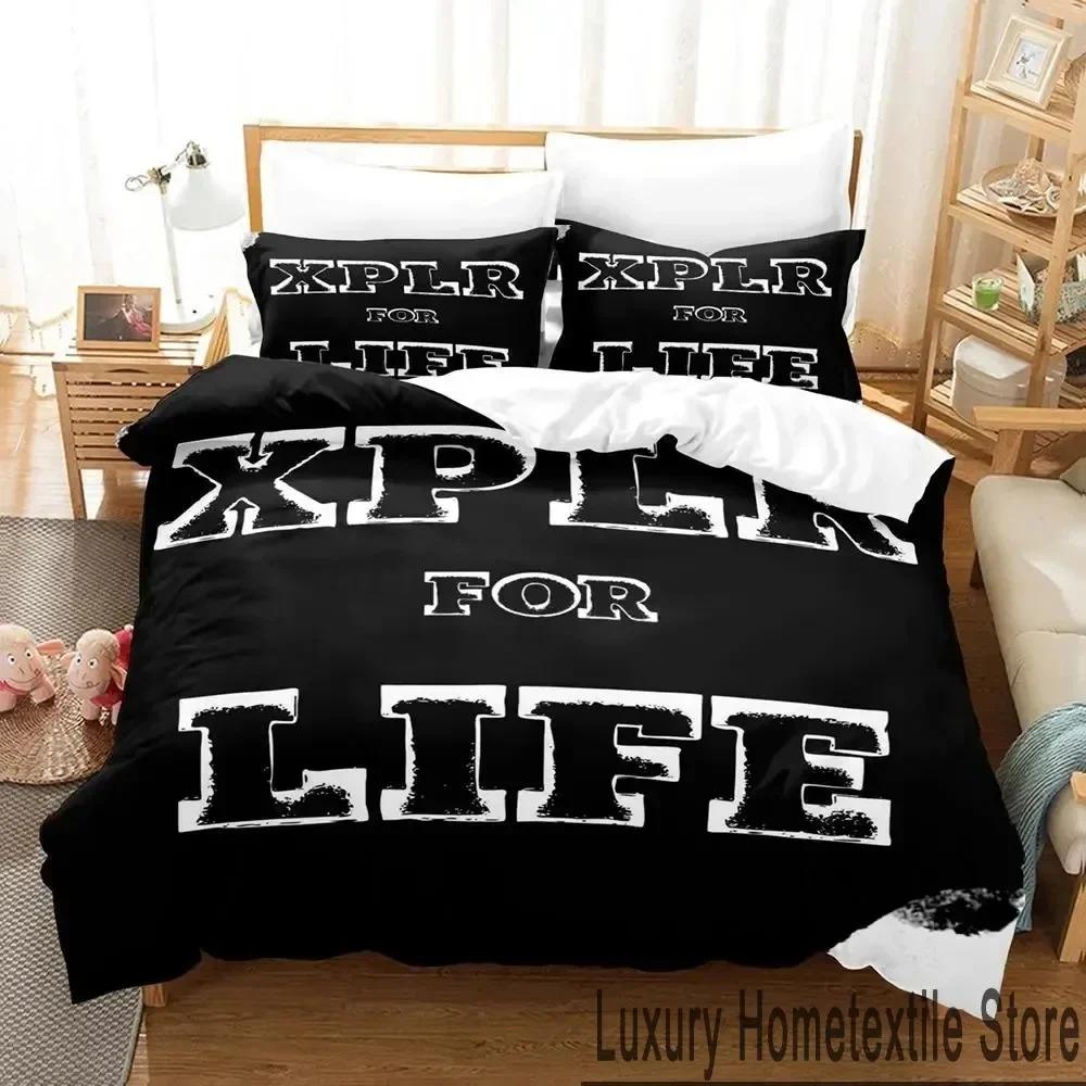 3D Print XPLR Bedding Set Boys Girls Twin Queen King Size Duvet Cover Pillowcase Bed boys Adult Home Textileextile