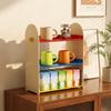 Plastic Water Cup Storage Rack Large Capacity Mug Holder Tea Bag Storage Rack  Office