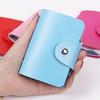 11 Card Slots Double Sided Plastic Card Holder Small Size Multicolor Business Pack Bus Card Bag Women Purses Men Wallet