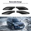 4Pcs Roof Rack Rail End Cover Cap 63492-60110 Removable Stylish Look Replacement for Prado 2010-2018