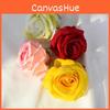 Artificial Velvet Rose Rose Head With Embossed Craft For Wedding Venue Romantic
