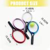 Miniature Tennis Rackets and Ball Sport Gear Furniture Set For Doll House Decoration Creative Craft Project Accessories