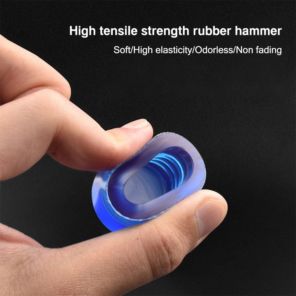 Plasthåndtak Gummihammer Sklisikkert håndreparasjonsverktøy Installasjon Hammer Dør Vindu Gulv