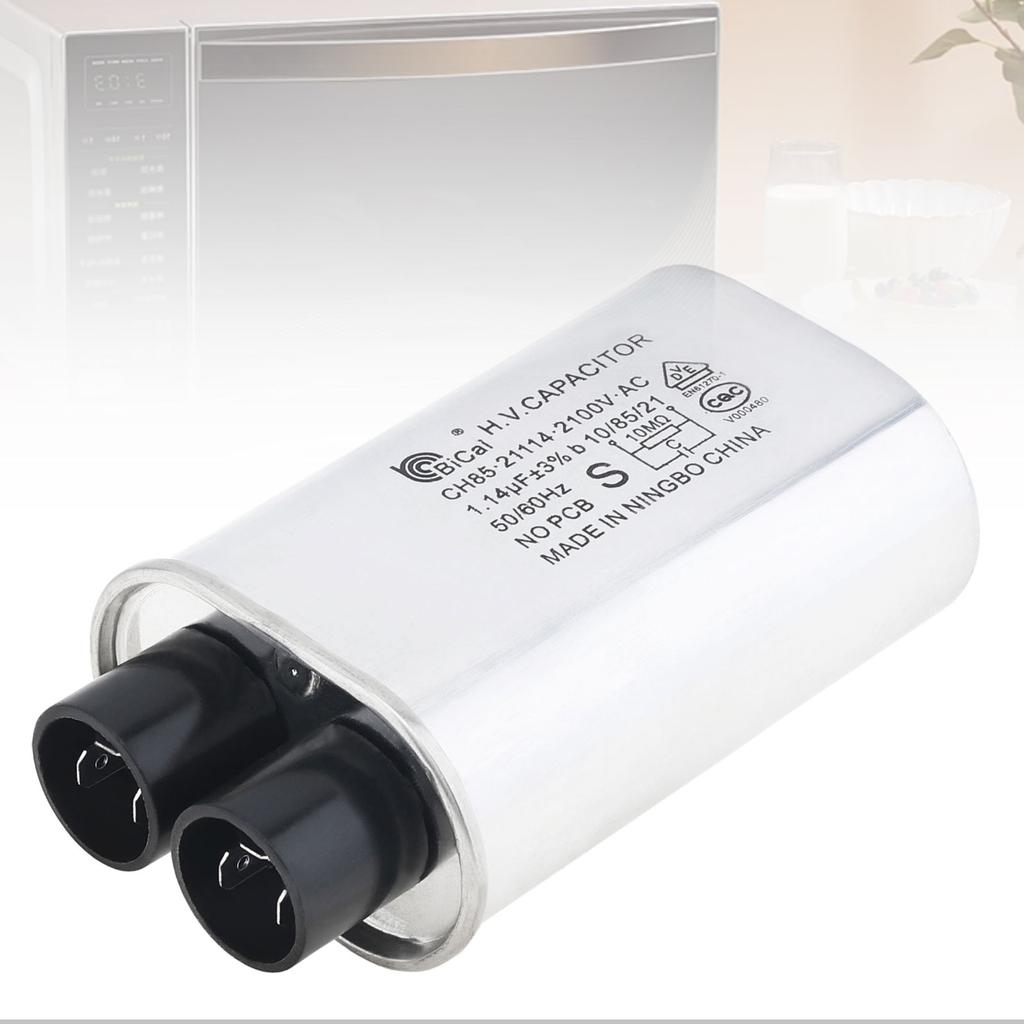CH85 21114 2100V 50 / 60Hz High Voltage Capacitor 1.14uF for Microwave Oven / Pipeline Drying Equipment / Bake Oven