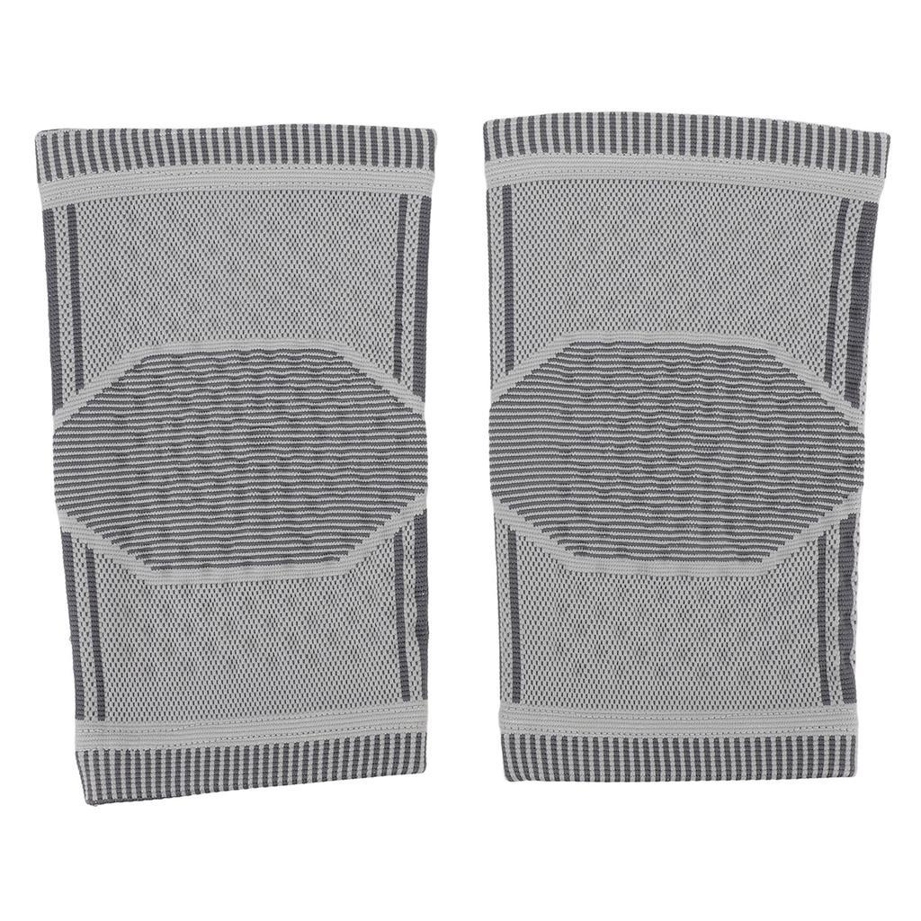 1 Pair Self Heating Knee Sleeve 360 Degrees Wrap Highly Elastic Soft Breathable Wormwood Knee Heating Sleeve for Winter