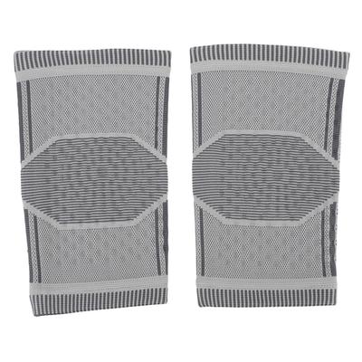 1 Pair Self Heating Knee Sleeve 360 Degrees Wrap Highly Elastic Soft Breathable Wormwood Knee Heating Sleeve for Winter