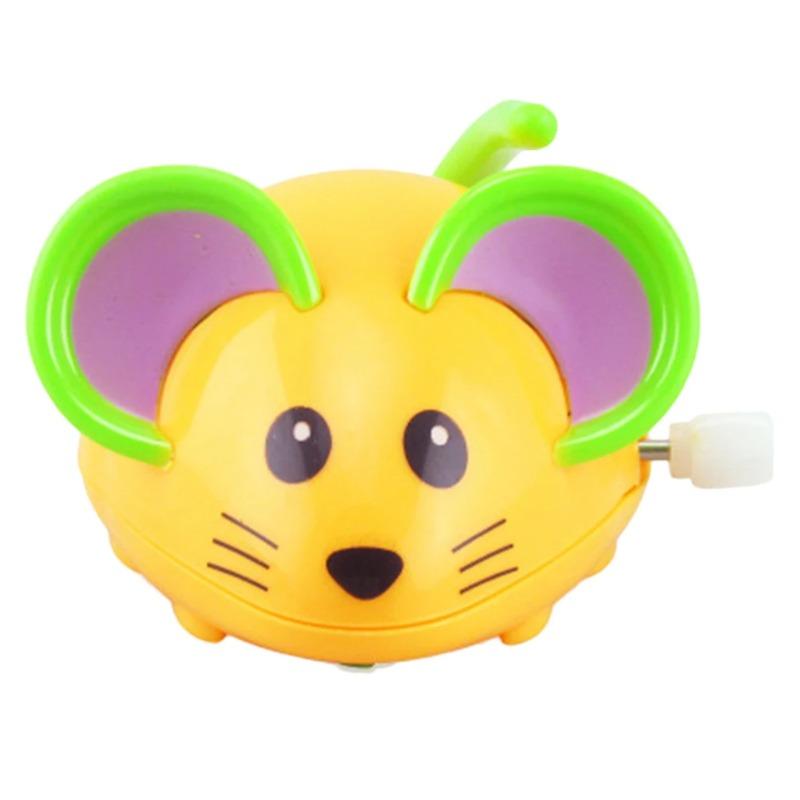 1 Stk. Cartoon Ratte Aufziehspielzeug Kinder Laufende Kette Uhrwerk Kleine Spielzeuge Baby Erste Liebliche Ratte Maus Lernspielzeug Kinder Geschenk