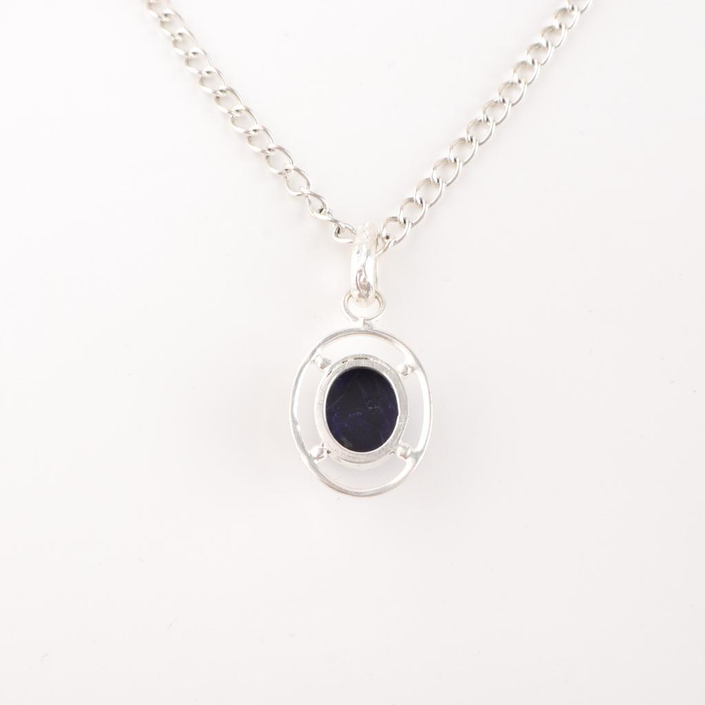 Sodalite Gemstone 925 Sterling Silver Jewelry Handmade Pendant For Wedding Gift PP-6-20