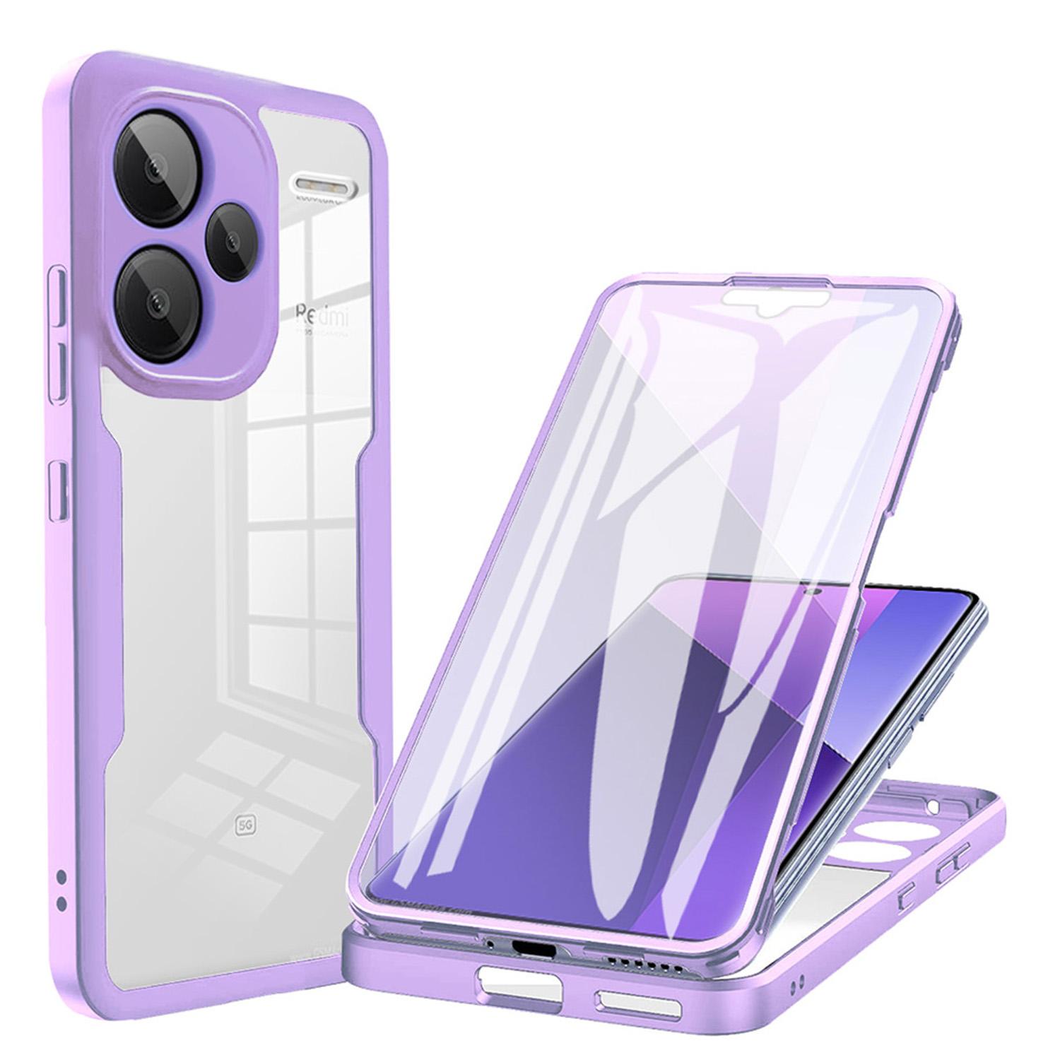 

Гибридный чехол из жидкого силикона на 360 градусов для Xiaomi Redmi Note 13 5G 13 Pro 4G Plus 12S 4G 11 Pro 5G, противоударный, с полной защитой