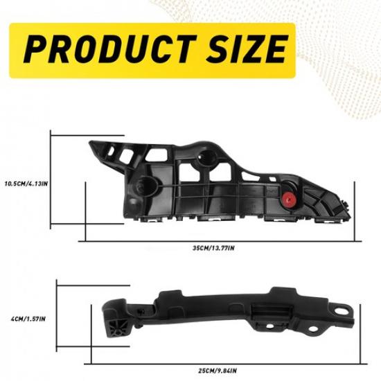 Für 2014- Highlander Stoßstangenhalter Halterung Vorne 4 Stück Halter Halterung US EXV