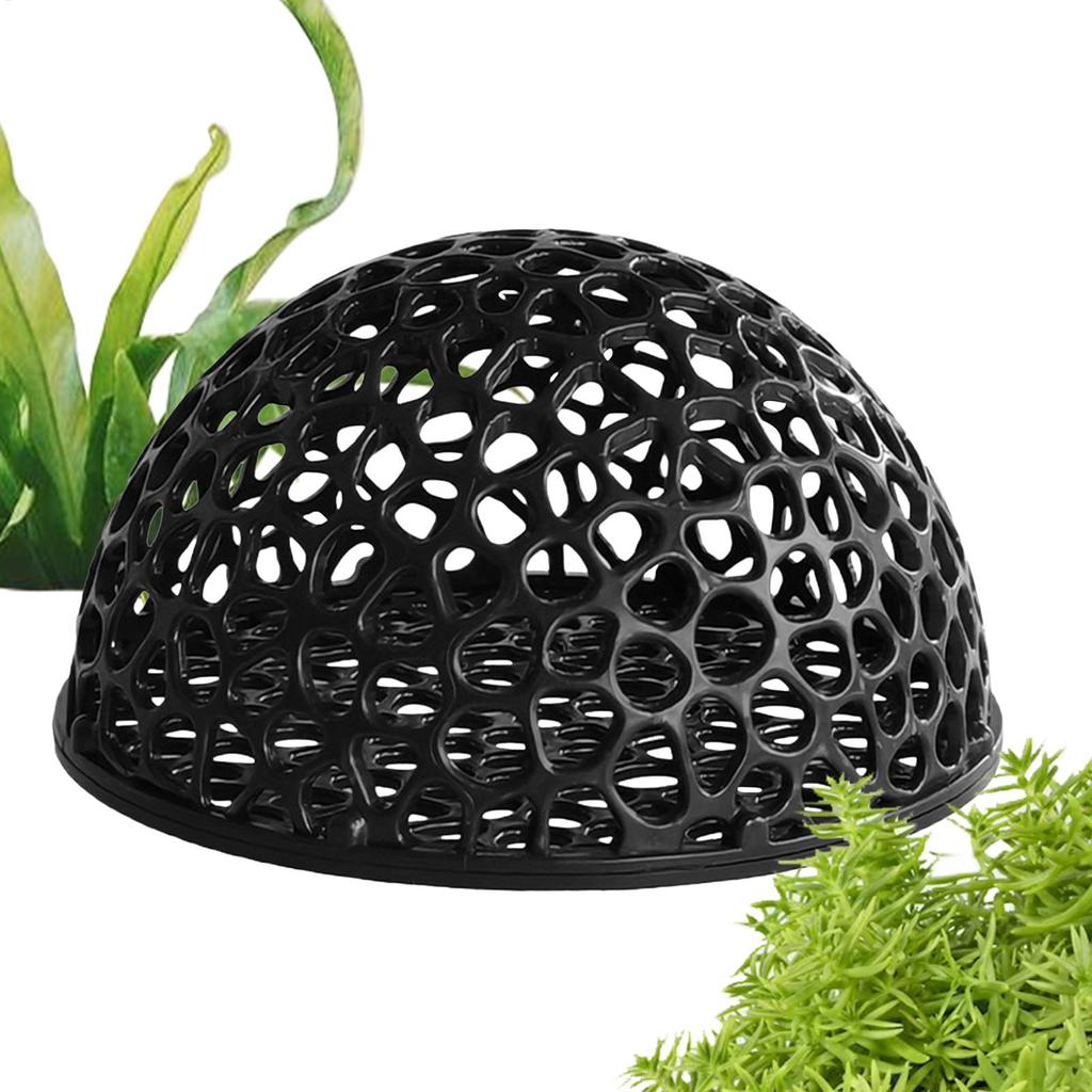 Fish Tank Hideouts Cave Shelter for Aqaurium Fish Shrimp Breeding Resting Playing Moss Planting Basket Fish Tank Decoration