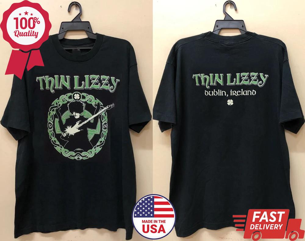 Thin Lizzy Celtic Ring Live In Concert T Shirt  Unisex T-Shirt XXL