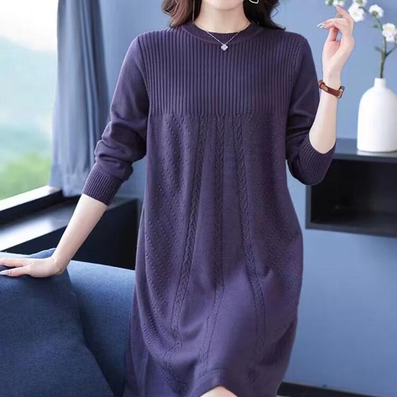 Pulover pentru Femei Toamnă Iarnă Ușor Călduros Tricotat Elastic Mânecă Lungă Topuri