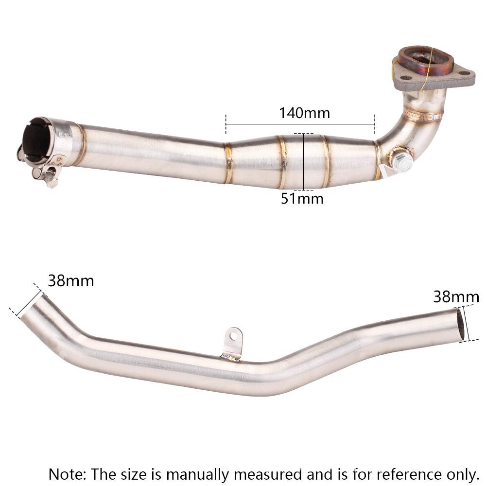 X-ADV750 Split/Integrated Front Exhaust Pipe for 2017-21 Models