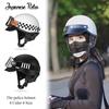VGV Japanese Vintage Helmet Motorcycle Helmet Cruiser Half Helmet Men Women Adult Child All Seasons Summertime Simple Classic