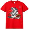 Japanese Landscape T Shirt Mountain Sakura Bonsai Art Graphic Tee