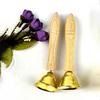 2Pcs Orff Knocking Bell Kids Early Education Wood Shaking Hand Bell Percussion Instrument Toy