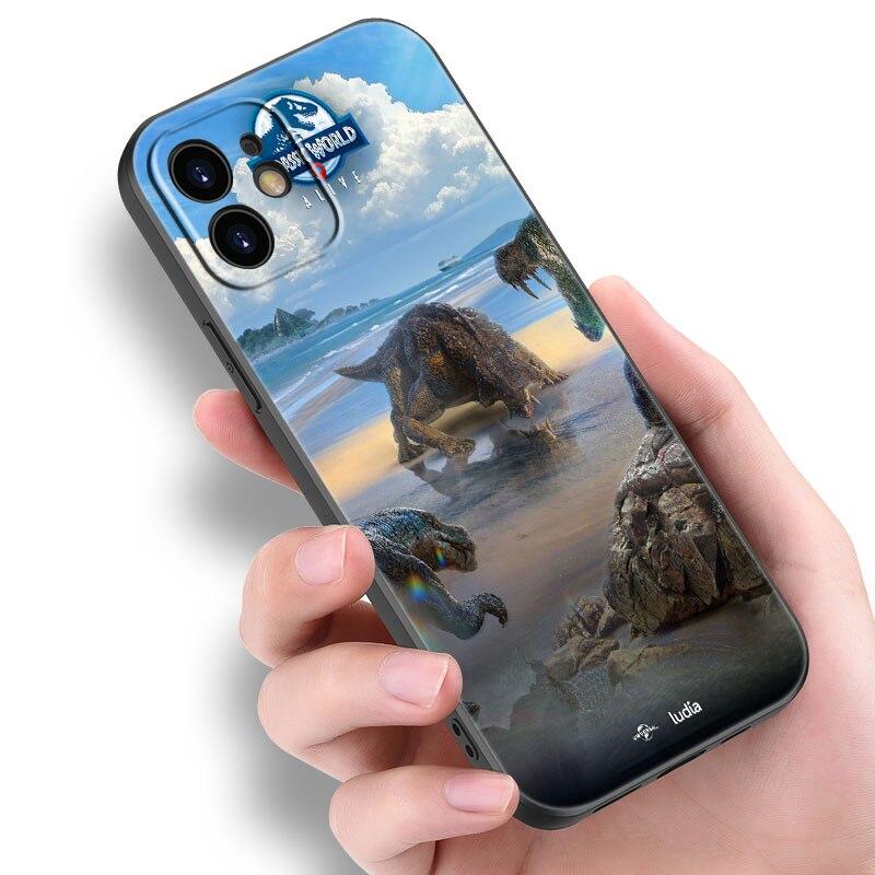 Pouzdro na telefon World Jurassic Park pro Apple iPhone 14 13 12 Mini 11 Pro Max 7 8 XR X XS 7 8 Plus SE 2020 2022 černý kryt
