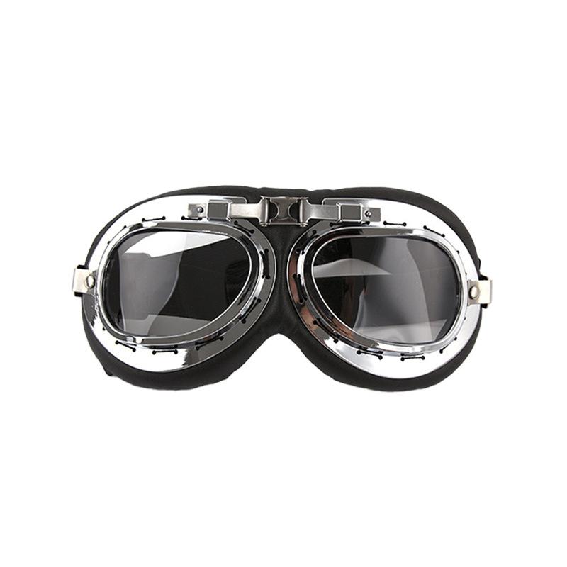 1 Stück Internet-Berühmtheiten-Brille, Retro-Stil Schutzbrille, Sonnenschutz, Outdoor-Fahren, Harley Elektroauto, Motorrad, Wind- und Sanddichte Brille