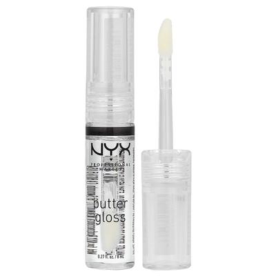 NYX Professional Makeup, Butter Gloss, Lip Gloss, 54 Sugar Glass, 8ml (0.27oz)