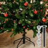 Artificial Tree Height Extender 0.5-1.25 Inch Christmas Tree Base Height Extender With 3 Fixing Screws Metal Extension Pole