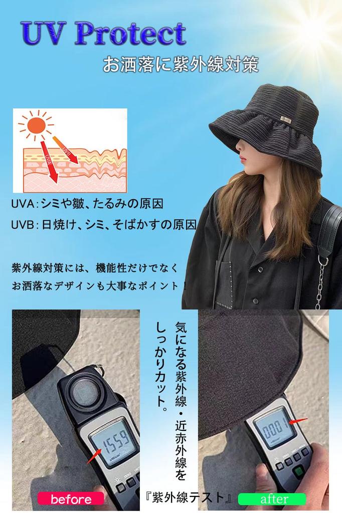 UV Protection Wide Sun Hat for UV Large Cool to the Fully For [Alicret] Hat, Brim, Protection, Women, Summer, Protection, Size, Women's Hat, Sunshade,