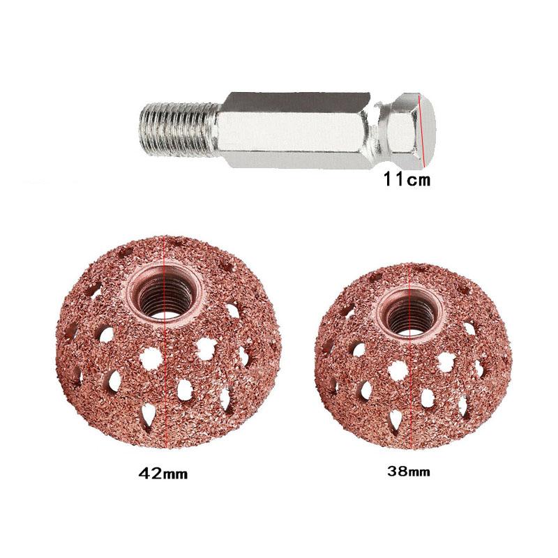 2 Pcs Tire Repair Patch Tools Kit Tire Patch Roller with Tire Wheel Repair Grinding Head Buffing Wheel for Air Tire Buffer