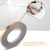 PET Room Floor Crevice Line Sticker Self Adhesive Ground Corner Tile Decor (1cm*50m Gold)