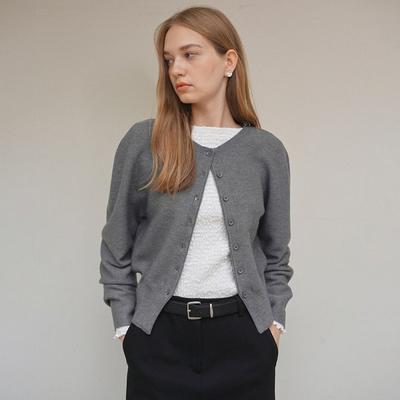 On On Boat Neck Holgarment Cardigan Nek4xd907
