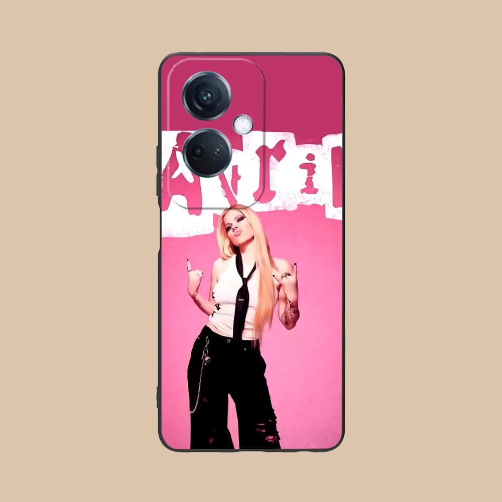 Avril Lavigne Matte TPU Mobile Phone Case for OPPO Find X9 X8 X7 X6 X5 X3 X2 Plus s Pro Ultra Lite Colorful Printing Cover