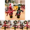 Christmas Wine Eyecatching Bottle Sweater Set Cozy Decorative Accents Table