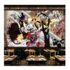 Modern Graffiti Rock Bar Industrial Decoration Wallpaper Ktv Background Wall Paper Mural
