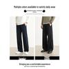 CHOCOOLATEit Men's Pure Cotton Loose Straight-Leg Casual Trousers