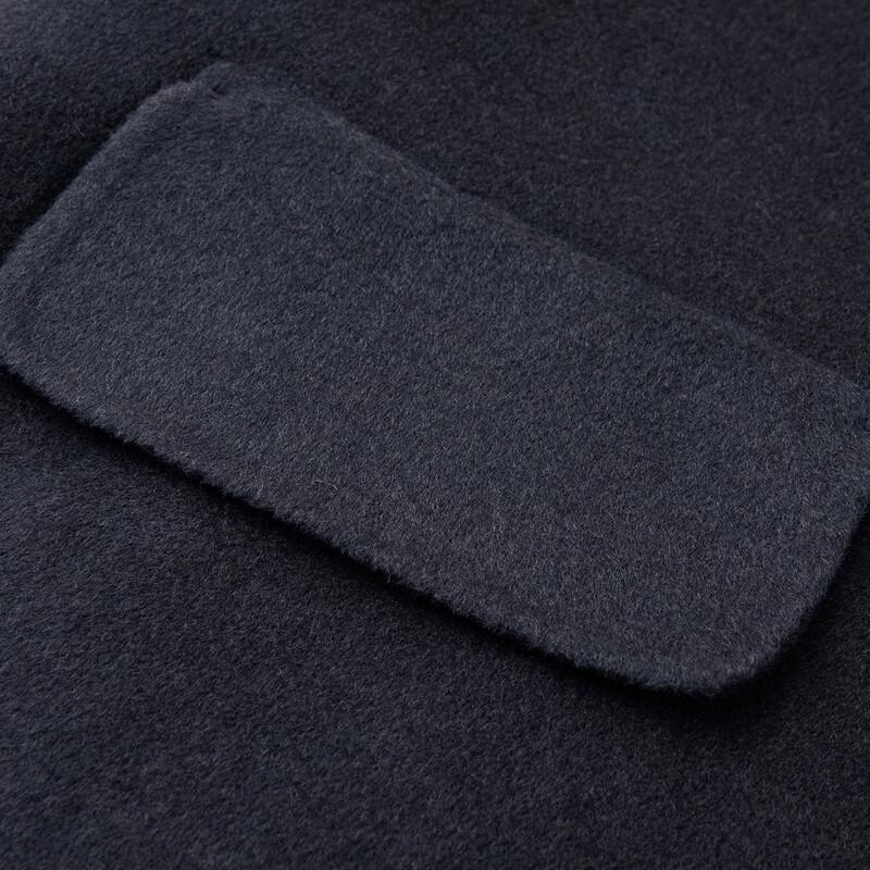 TUHUANG Women's Elegant Cashmere Blend Coat