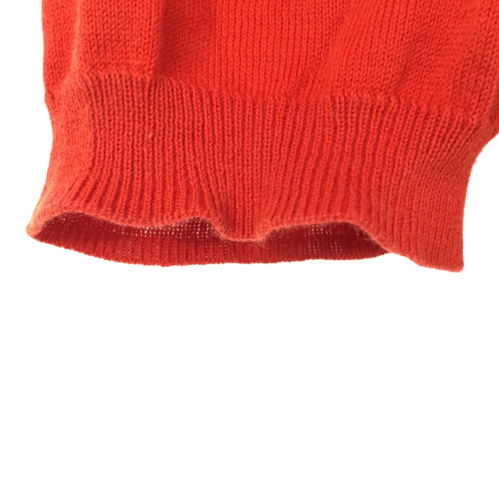 Paul Smith BLACK Long sleeve cotton knit cardigan M Red Women Used