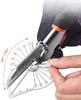 Multi-Degree Diagonal Cutting Siding Wire Pipe Cutter Cutting Home Decor Plumbing Tools 45-135 Degree PVC PE Hose Scissors