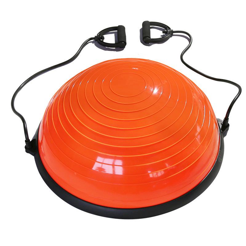 Wave Balance Core Training Ball: Thickened Hemisphere for Yoga & Fitness Exercise оранжевый