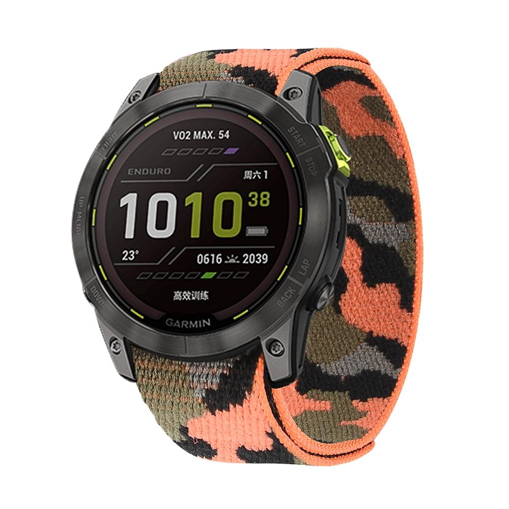 22mm 26mm Klettverschluss Nylon Armband für Garmin Epix Gen2 Fenix 7 7X Fenix 6Pro 5XPlus/Forerunner 955 965 MARQ Enduro 2 Uhrenarmband