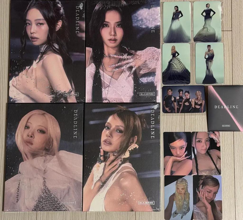 BLACKPINK Deadline Silver (4 Unopened Types) + Poka (9 Types)