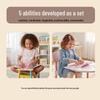 Mochi Jelly Sticker Book: DIY Cartoon Quiet Book for Girls – New Style, No-Cut, Handmade