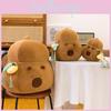 Cute Gourd Cartoon Shaped Water Capybara Plush Toy Pillow For Decoration Sofa