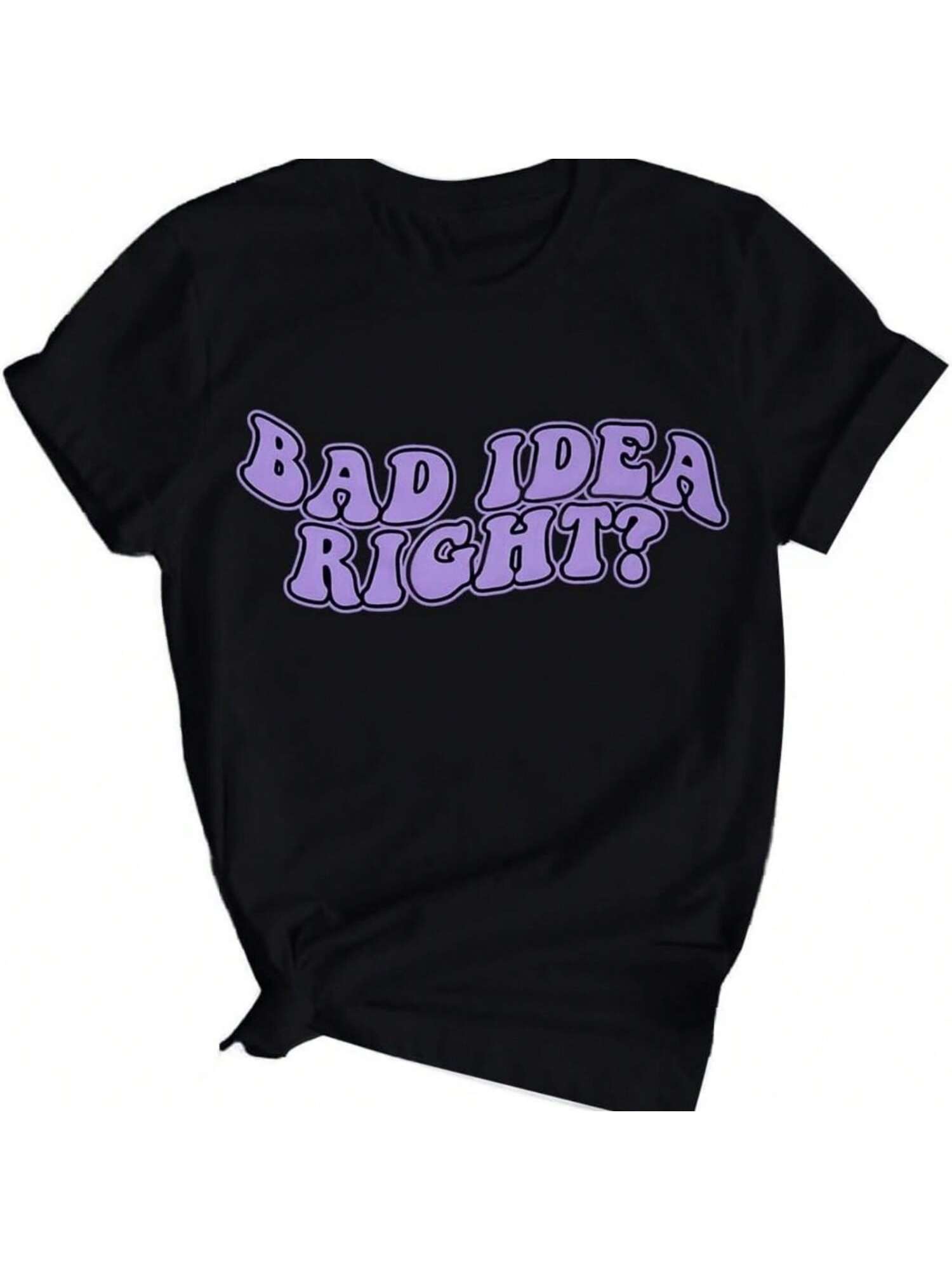 Music Album Tshirt Woman Bad Idea Right Shirt Concert Tour Shirts 90s Vintage Graphic Tees Fan Gifts Tops S разноцветный