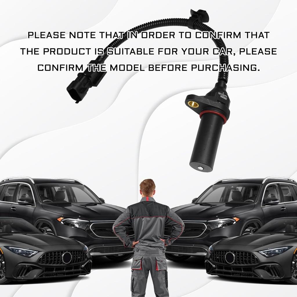 Crankshaft Position Sensor Engine Crankshaft Sensor OEM#39180-2B000 391802B000 SU13885, Crank Position Sensor Compatible with Hyundai Modern Kia