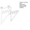 Foldable Trash Rack Garbage Bag Holder Strong Load-bearing Simple Installation Over-Cabinet Door Trash Bag Rack