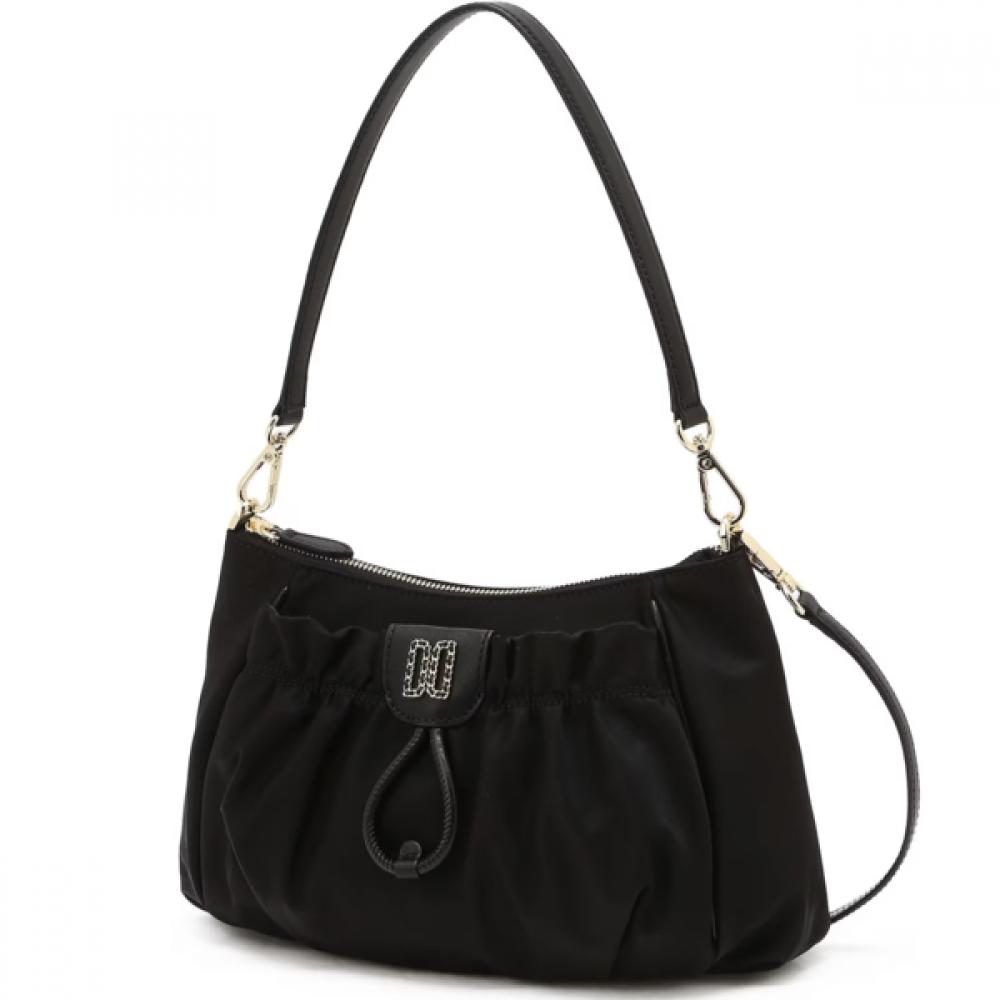 

Daks Black Dd Decoration Shirring Nylon Shoulder Bag Dcba6e347bk Single option