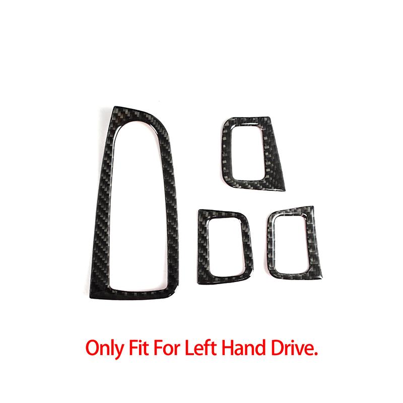 For Mercedes Benz C Class W205 GLC X253 LHD Car Door Armrest Glass Lift Panel Frame Decoration Sticker Trim Interior Accessories