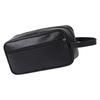 Durable Textured PU Men's Travel Toiletry Organizers Waterproof Cosmetic Bag Travel Accessory Pouches For Daily Use