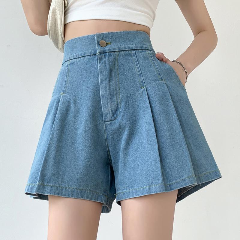 High Waist Denim Shorts for Women Short Jeans